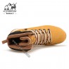 کفش طبیعت گردی ساقدار مردانه چرم هومتو مدل humtto 230133A-3 رنگ گندمی