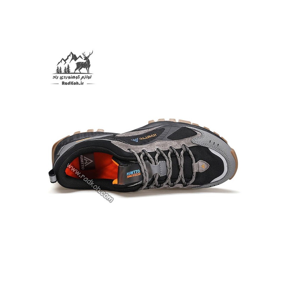 کفش طبیعت گردی مردانه هومتو مدل humtto 330886A-1 رنگ طوسی/مشکی