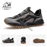 کفش راحتی مردانه هامتو مدل 330886A-1 رنگ طوسی/مشکی