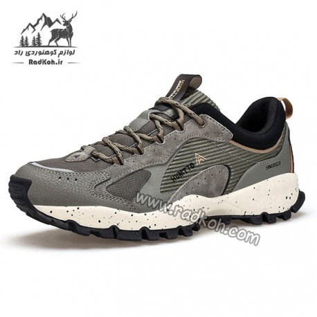 کفش پیاده روی مردانه هامتو مدل 330886A-2 رنگ سبز زیتونی