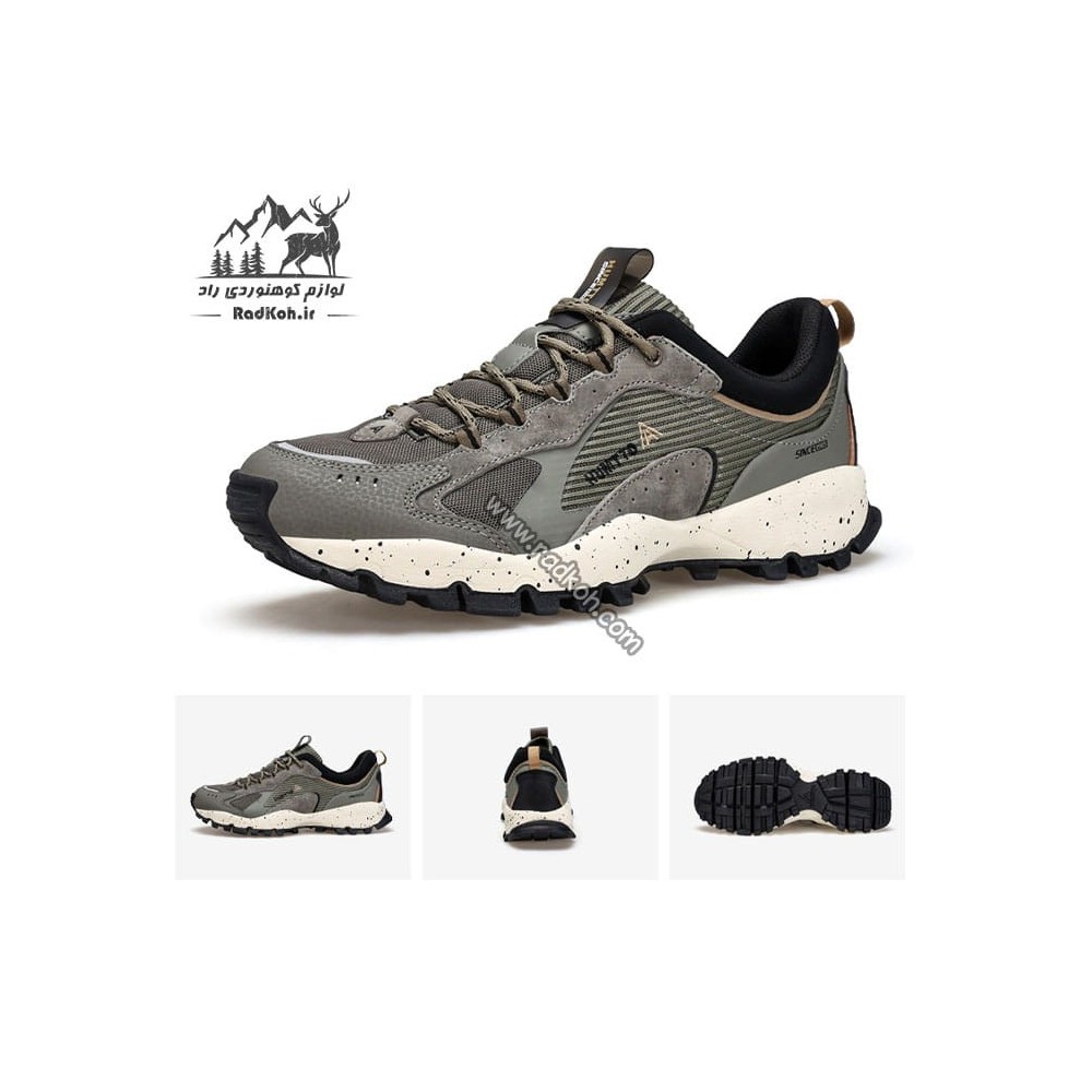 کفش راحتی مردانه هامتو مدل 330886A-2 رنگ سبز زیتونی