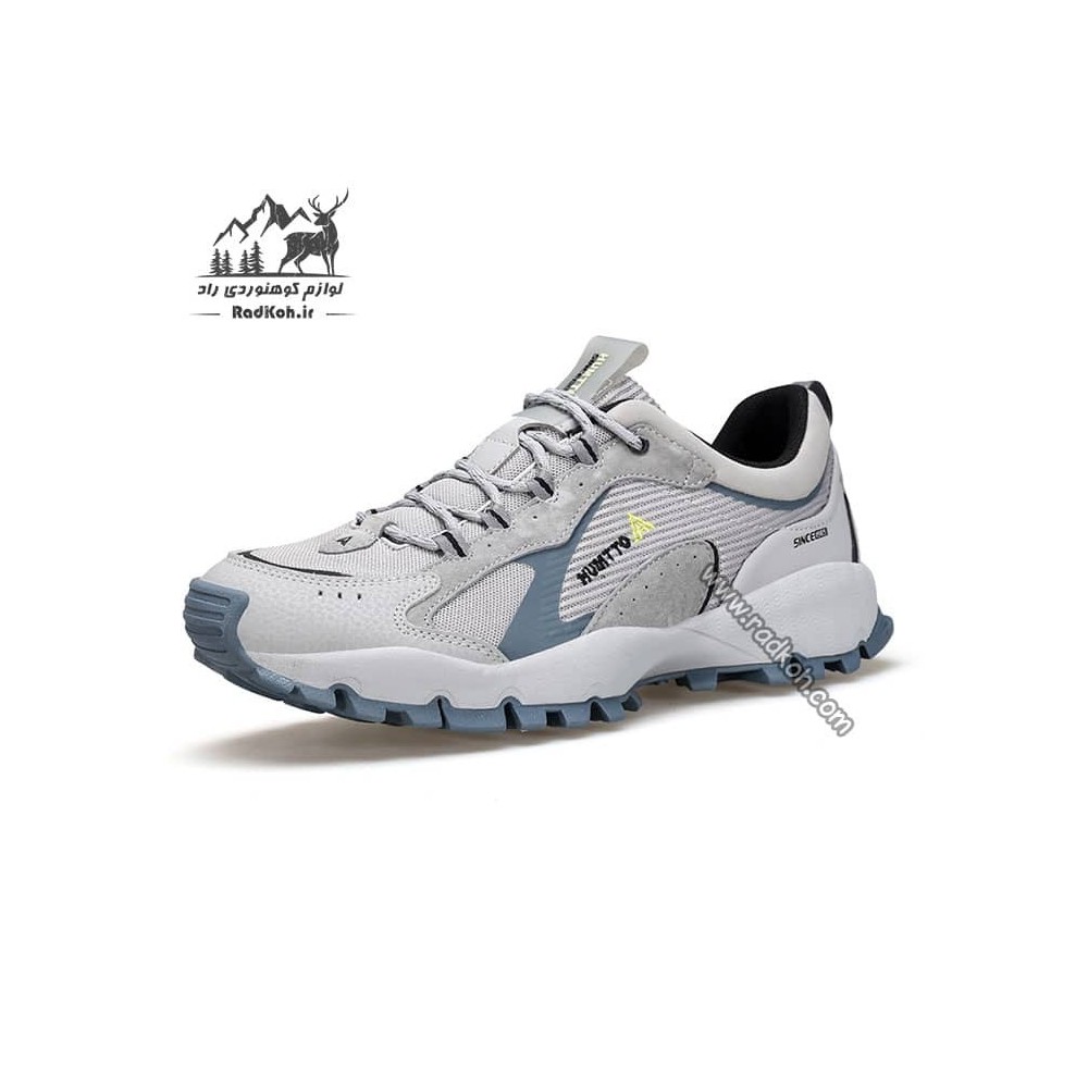کفش پیاده روی مردانه هامتو مدل 330886A-3 رنگ طوسی روشن