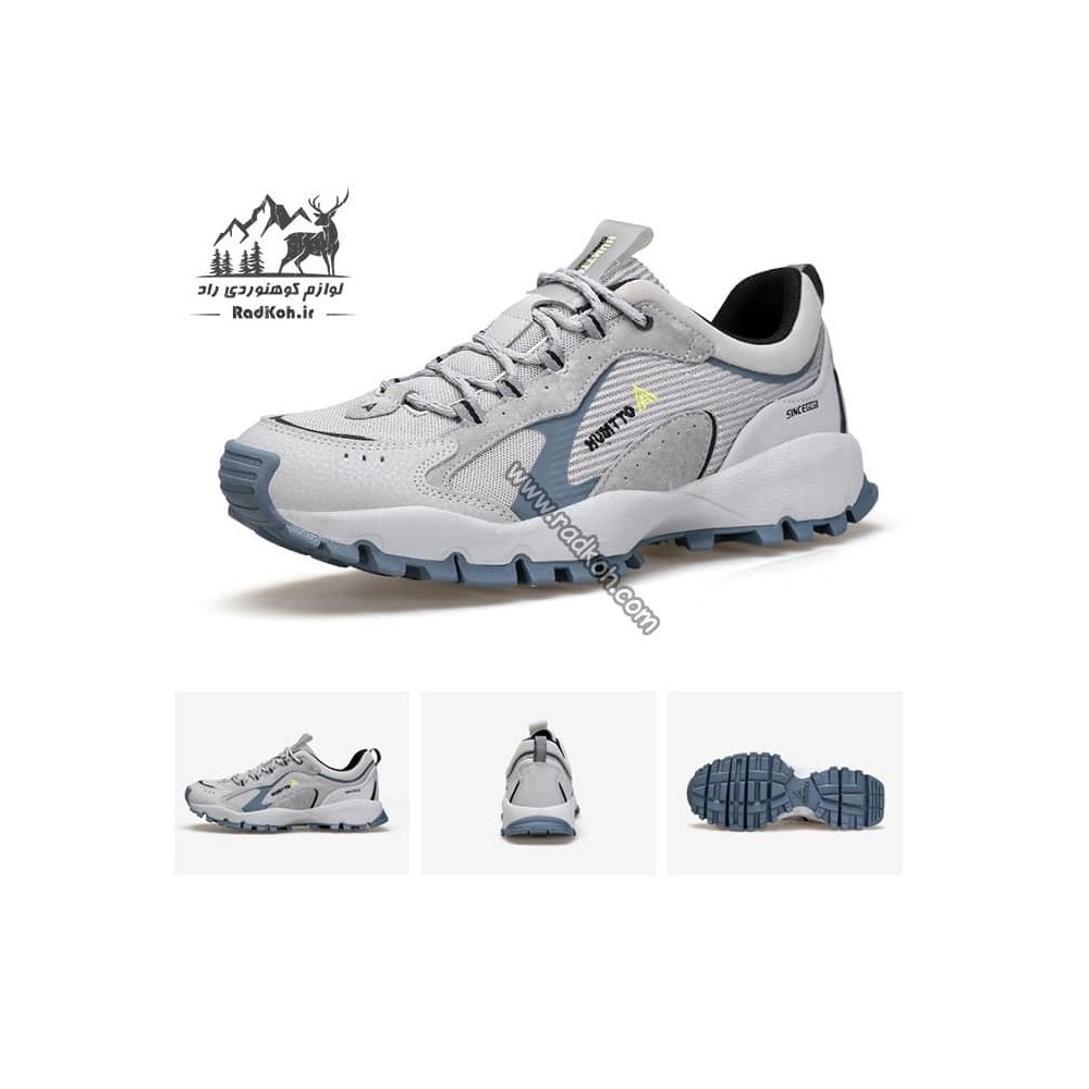 کفش راحتی مردانه هامتو مدل 330886A-3 رنگ طوسی روشن