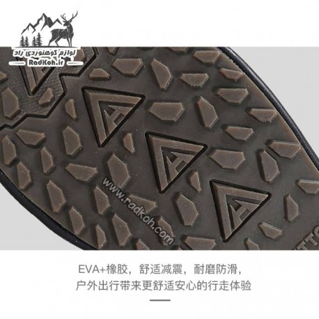 کفش چرم مردانه بدون بند هامتو مدل humtto 330401A-2 رنگ خاکی