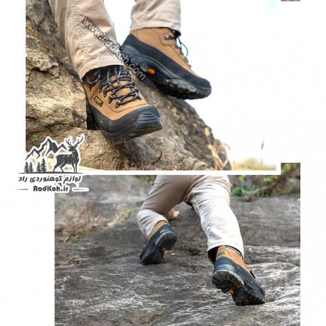 کفش کوهنوردی مردانه و زنانه هاناگال  hanagal 51992 مدل اورست رنگ خاکی