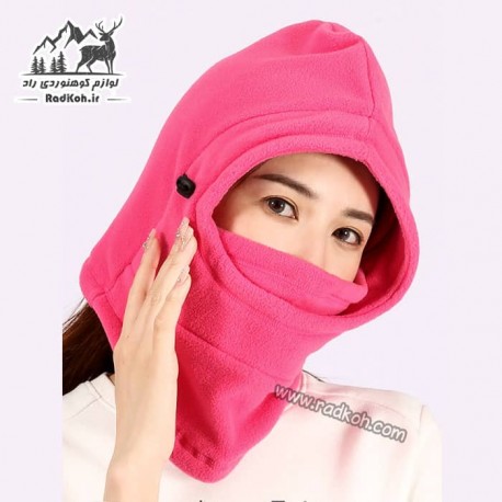 کلاه طوفان پلار مردانه و زنانه هامتو مدل humtto HB202122-4 رنگ صورتی