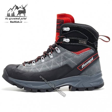 کفش کوهنوردی مردانه و زنانه هاناگال مدل hunagal Sirius رنگ خاکستری/قرمز