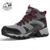 کفش کوهنوردی زنانه هامتو مدل 210361B-1 رنگ خاکستری تیره