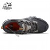 کفش طبیعت گردی مردانه هومتو مدل humtto 140664A-1 رنگ خاکستری تیره