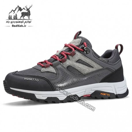 کفش پیاده روی زنانه هامتو مدل 140664B-2 رنگ خاکستری تیره
