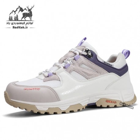 کفش پیاده روی زنانه هامتو مدل 140664B-1 رنگ سفید عاجی/سوسنی