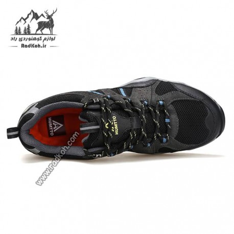 کفش رانینگ مردانه هومتو مدل humtto 140419A-2 رنگ مشکی/خاکستری تیره