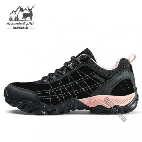 کفش پیاده روی زنانه هامتو مدل 110282B-1 رنگ مشکی/بژ