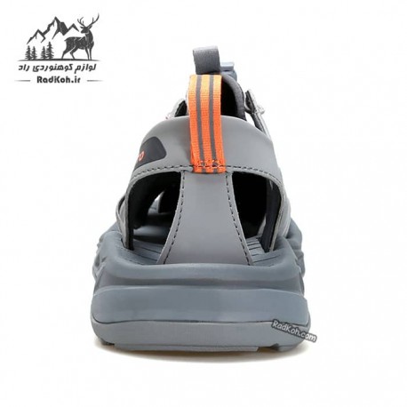 صندل جلو بسته مردانه هامتو مدل humtto 730508A-1 رنگ طوسی