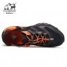 کفش پیاده روی مردانه هومتو مدل humtto 630551A-1 رنگ مشکی/نارنجی