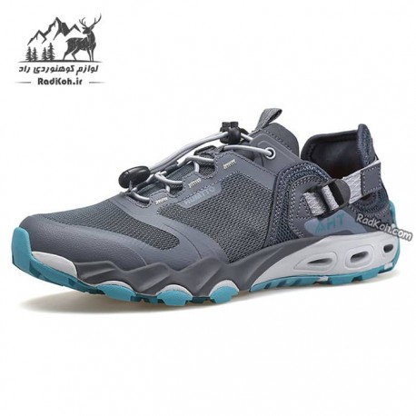 کفش صندل تابستانی زنانه هامتو مدل 630551B-3 رنگ خاکستری