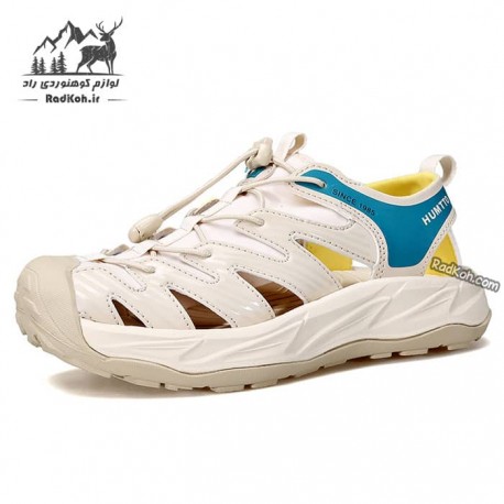 صندل جلو بسته زنانه هامتو مدل 730508B-1 humtto رنگ بژ