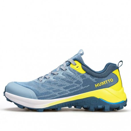کفش پیاده روی طبیعت گردی مردانه هامتو مدل 840090A-4 humtto رنگ آبی روشن