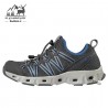 کفش پیاده روی مردانه هامتو مدل 610049A-7 رنگ خاکستری