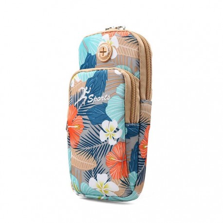 کیف بازویی ورزشی هامتو مدل HB18907-3 سایز L رنگ کرم