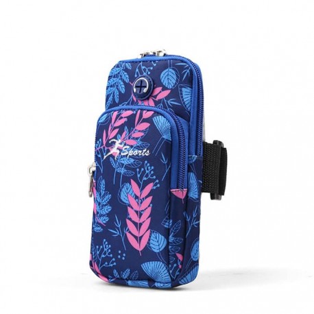 کیف بازویی ورزشی هامتو مدل HB18907-5 سایز L رنگ سرمه ای 