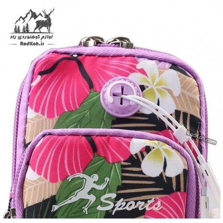 کیف بازویی ورزشی هامتو مدل HB18907-8 سایز L رنگ بنفش