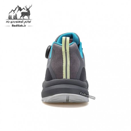 کفش پیاده روی مردانه هامتو مدل 340207A-2 بند دیسکی رنگ خاکستری