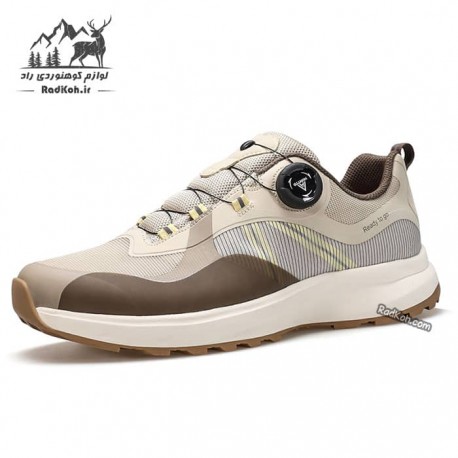 کفش پیاده روی مردانه هامتو مدل 340207A-4 بند دیسکی رنگ کرم(بژ)