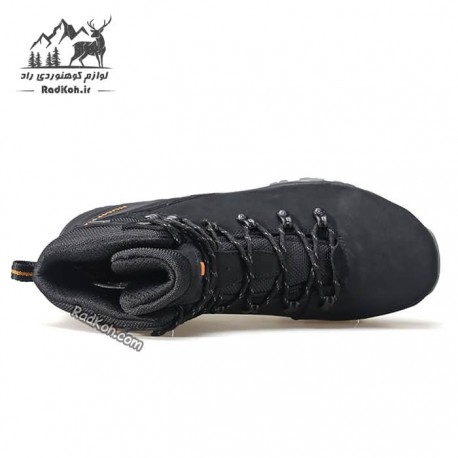 کفش کوهنوردی مردانه چرم هامتو مدل 230914A-1 رنگ مشکی
