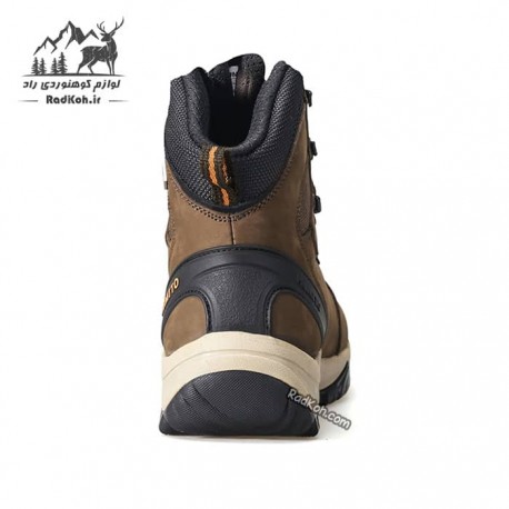 کفش ساقدار مردانه چرم هامتو مدل 230914A-2 رنگ خاکی