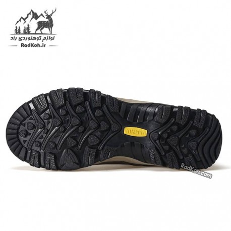 کفش هامتو ساقدار مردانه چرم مدل 230914A-4 رنگ خاکی تیره