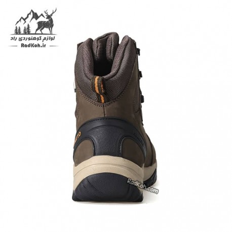 کفش ساق بلند مردانه هامتو مدل 230914A-4 رنگ خاکی تیره