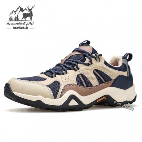 کفش پیاده روی مردانه هامتو مدل 140419A-1 رنگ بژ/سرمه ای