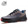 کفش پیاده روی مردانه هامتو مدل 340532A-1 رنگ مشکی/خاکستری تیره