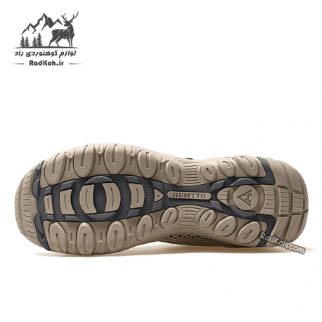 کفش هامتو مردانه مدل 120490A-2 بند دیسکی رنگ خاکی