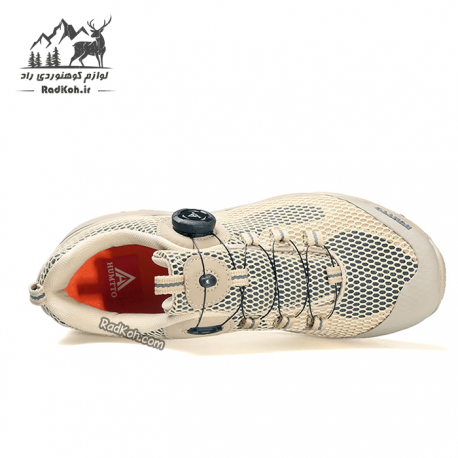 کفش توری تابستانی مردانه هومتو مدل 120490A-2 بند دیسکی رنگ خاکی