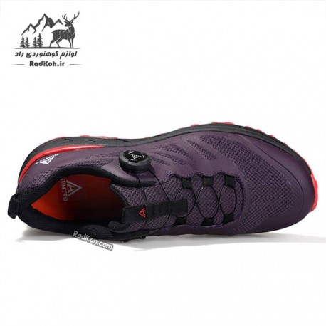 کفش پیاده روی و دویدن مردانه هومتو مدل humtto 320828A-3 بند دیسکی رنگ بنفش (بادمجانی)