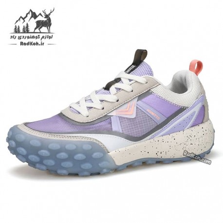 کفش تابستانی زنانه هامتو مدل 340896B-4 رنگ سفید/بنفش