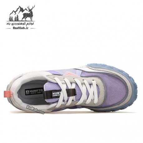 کفش پیاده روی زنانه هومتو مدل humtto 340896B-4 رنگ سفید/بنفش
