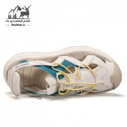 صندل پیاده روی جلو بسته زنانه هومتو مدل humtto 740086B-1 رنگ بژ