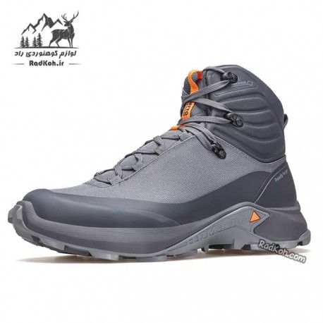 کفش ساقدار مردانه هامتو مدل 240935A-2 رنگ خاکستری تیره