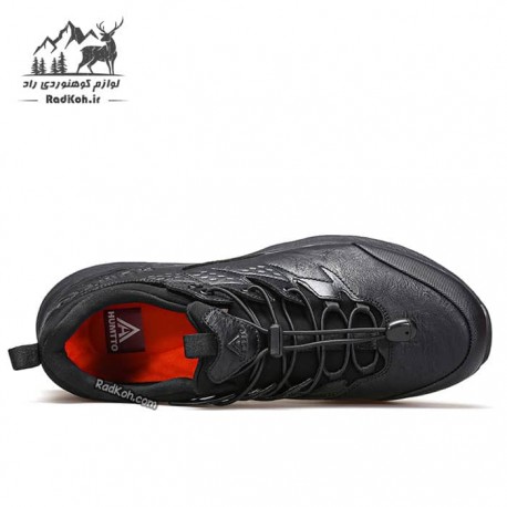 کفش پیاده روی چرم مردانه هومتو مدل humtto 340777A-1 رنگ مشکی