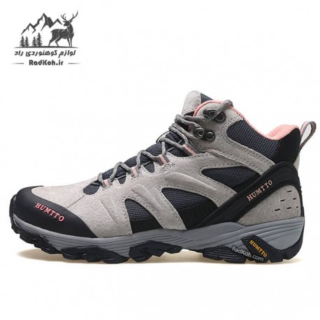 کفش کوهنوردی زنانه هامتو مدل 210723B-1 رنگ طوسی روشن