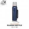 فلاسک یک لیتری کلاسیک استنلی مدل Classic Bottle 1 L رنگ آبی نفتی