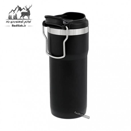 ماگ قفل دار 470 میلی لیتری کلاسیک استنلی مدل Classic TwinLock Mug 0.47L رنگ مشکی