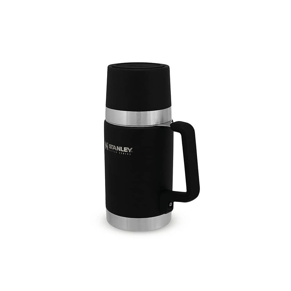 فلاسک غذای نشکن 700 میلی لیتری استنلی مستر مدل Master Food Jar 0.70L رنگ مشکی