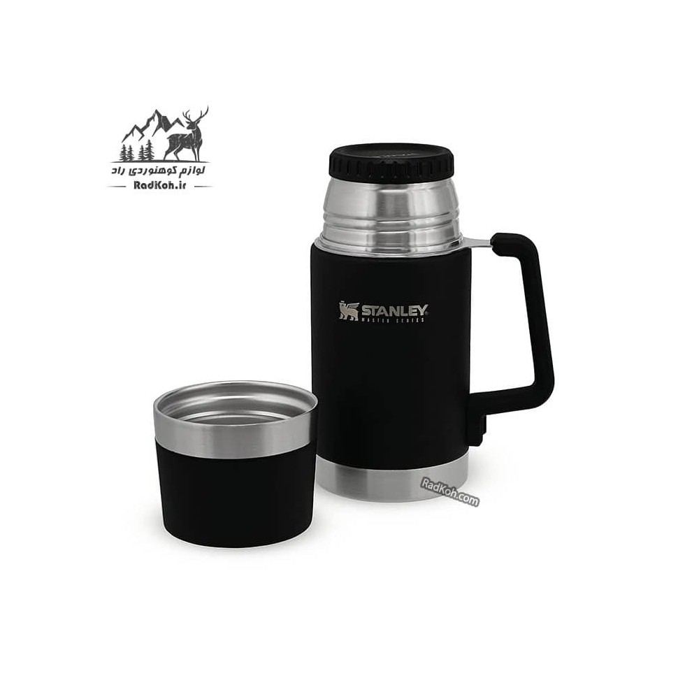 فلاسک استنلی غذای نشکن 700 میلی لیتری مستر مدل Master Food Jar 0.70L رنگ مشکی