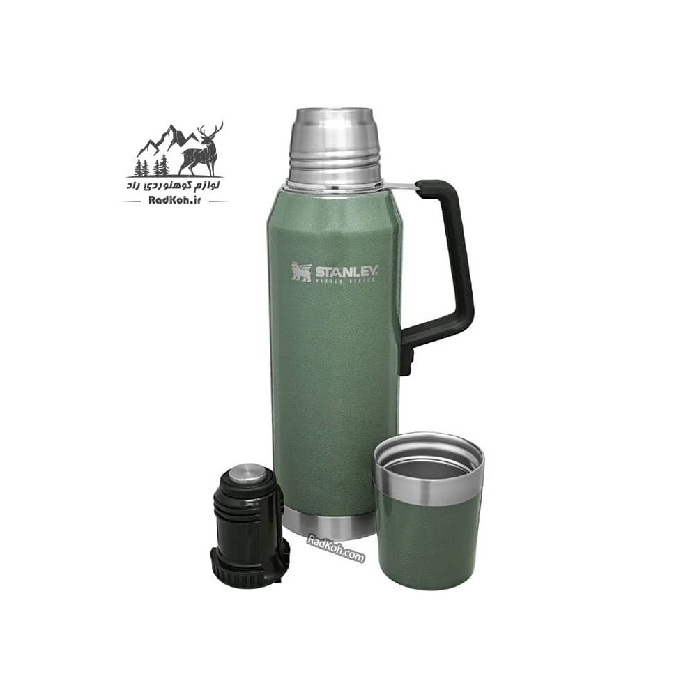 فلاسک نشکن استنلی 1.3 لیتری مستر مدل Master Thermal Bottle 1.3L رنگ سبز