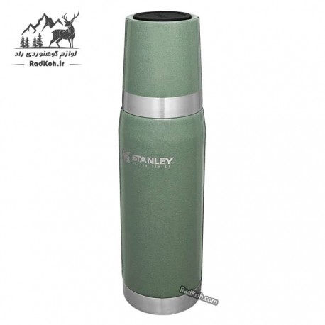 فلاسک نشکن 750 میلی لیتری استنلی مستر مدل Master Thermal Bottle 0.75L رنگ سبز