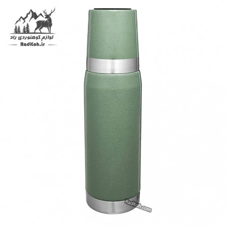 فلاسک نشکن 750 میلی لیتری استنلی مستر مدل Master Thermal Bottle 0.75L رنگ سبز